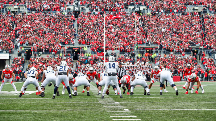 A view of Ohio Stadium during Penn State vs Ohio State